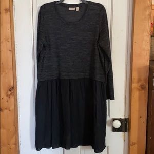 LOGO by Lori Goldstein Black Dress.